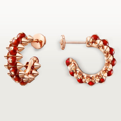 [Noble Aura jewelry]CLASH 7.9MM AGATE CHALCEDONY EARRINGS