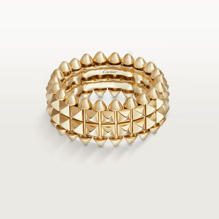 [Noble Aura jewelry]CLASH 9.2MM DOUBLE ROW RING