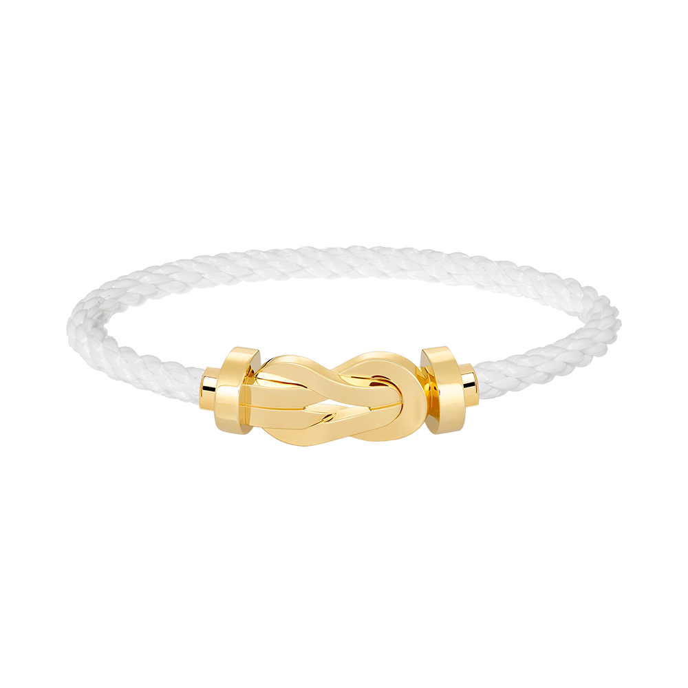 [Noble Aura jewelry]CHANCE LARGE 8 FIGURE BUCKLE NO DIAMOND BRACELET GOLD