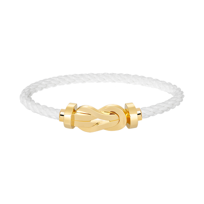 [Noble Aura jewelry]CHANCE LARGE 8 FIGURE BUCKLE NO DIAMOND BRACELET GOLD
