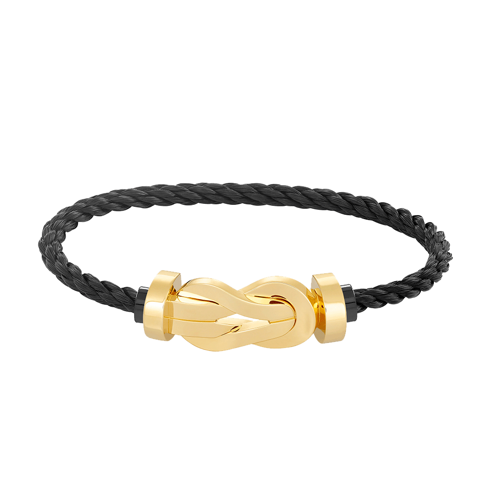 [Noble Aura jewelry]CHANCE LARGE 8 FIGURE BUCKLE NO DIAMOND BRACELET GOLD
