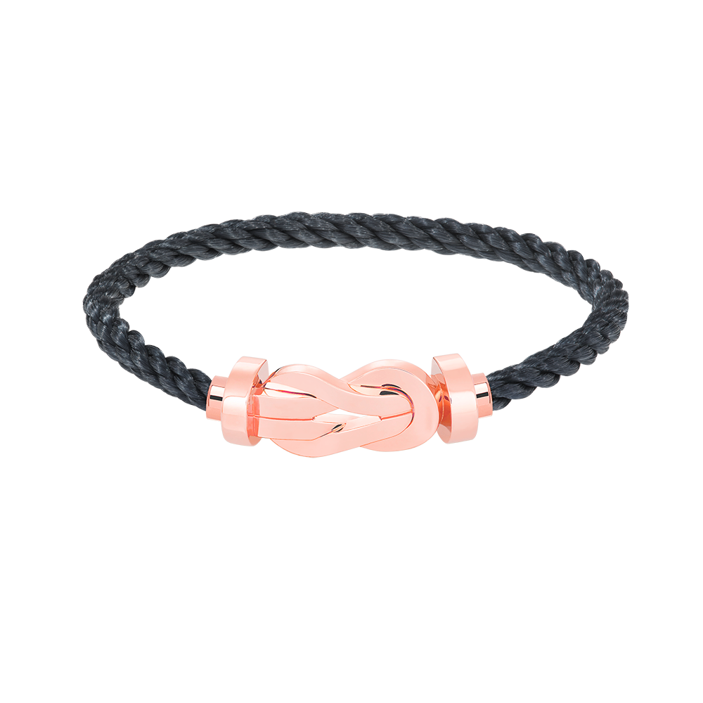 [Noble Aura jewelry]CHANCE LARGE 8 FIGURE BUCKLE NO DIAMOND BRACELET ROSE GOLD