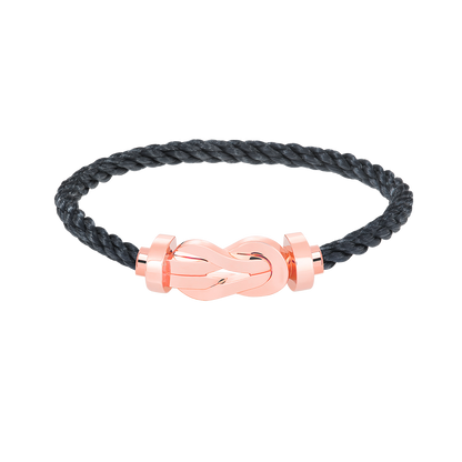 [Noble Aura jewelry]CHANCE LARGE 8 FIGURE BUCKLE NO DIAMOND BRACELET ROSE GOLD