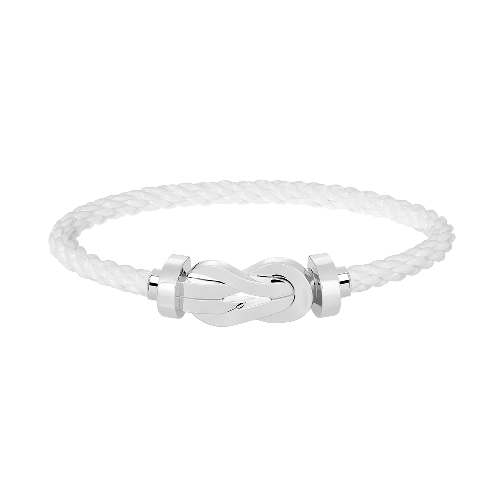 [Noble Aura jewelry]CHANCE LARGE 8 FIGURE BUCKLE NO DIAMOND BRACELET SILVER