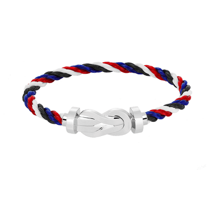 [Noble Aura jewelry]CHANCE LARGE 8 FIGURE BUCKLE NO DIAMOND BRACELET SILVER