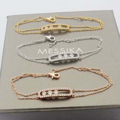 [Noble Aura jewelry] Move Classique pavé bracelet