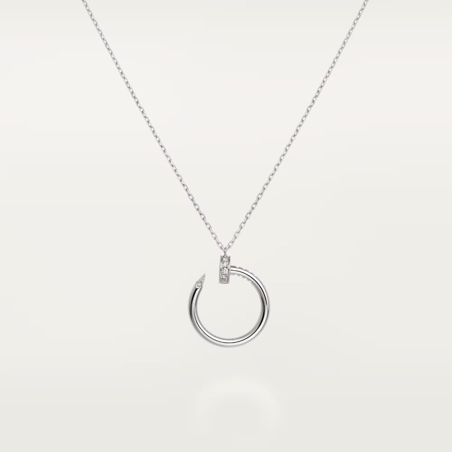 [Noble Aura jewelry]JUSTE NECKLACE HALF DIAMOND