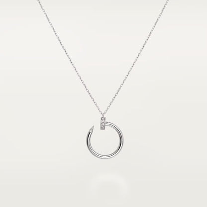 [Noble Aura jewelry]JUSTE NECKLACE HALF DIAMOND