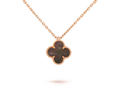[Noble Aura jewelry]CLOVER MINI 9.5MM CARNELIANS NECKLACE COLLECTION