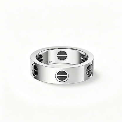 [Noble Aura jewelry]LOVE RING 5.5MM NO DIAMONDS  CERAMIC