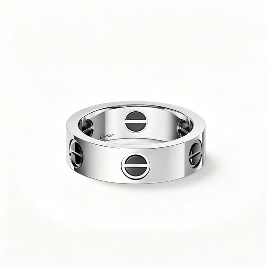 [Noble Aura jewelry]LOVE RING 5.5MM NO DIAMONDS  CERAMIC
