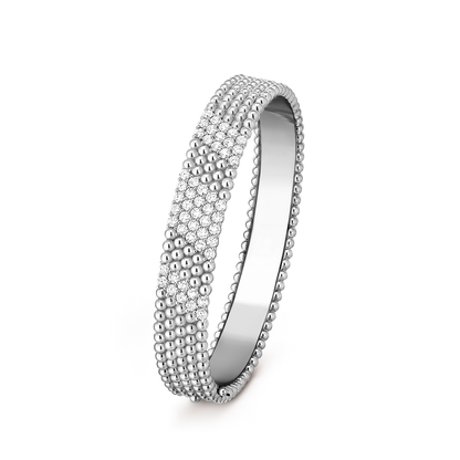 [Noble Aura jewelry] FIVE-ROW DIAMOND BRACELET