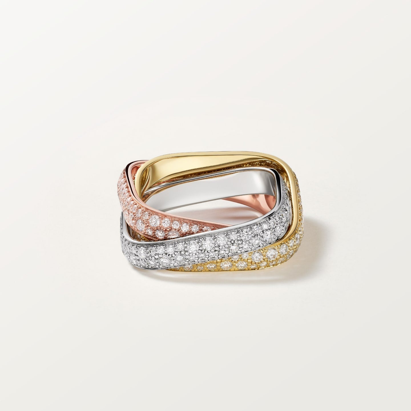 [Noble Aura jewelry]TRINITY 3.5MM CUSHION RING COLLECTION