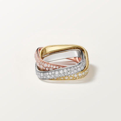 [Noble Aura jewelry]TRINITY 3.5MM CUSHION RING COLLECTION