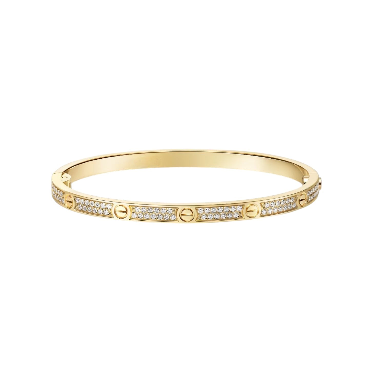 [Noble Aura jewelry]LOVE BRACELET 3.65MM DIAMOND-PAVED