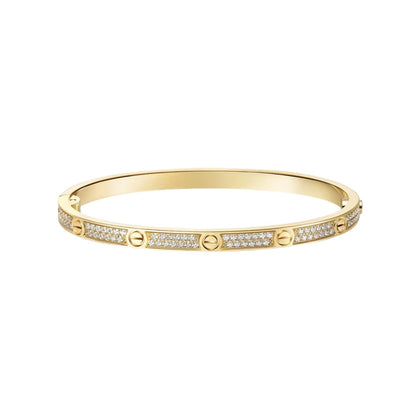 [Noble Aura jewelry]LOVE BRACELET 3.65MM DIAMOND-PAVED