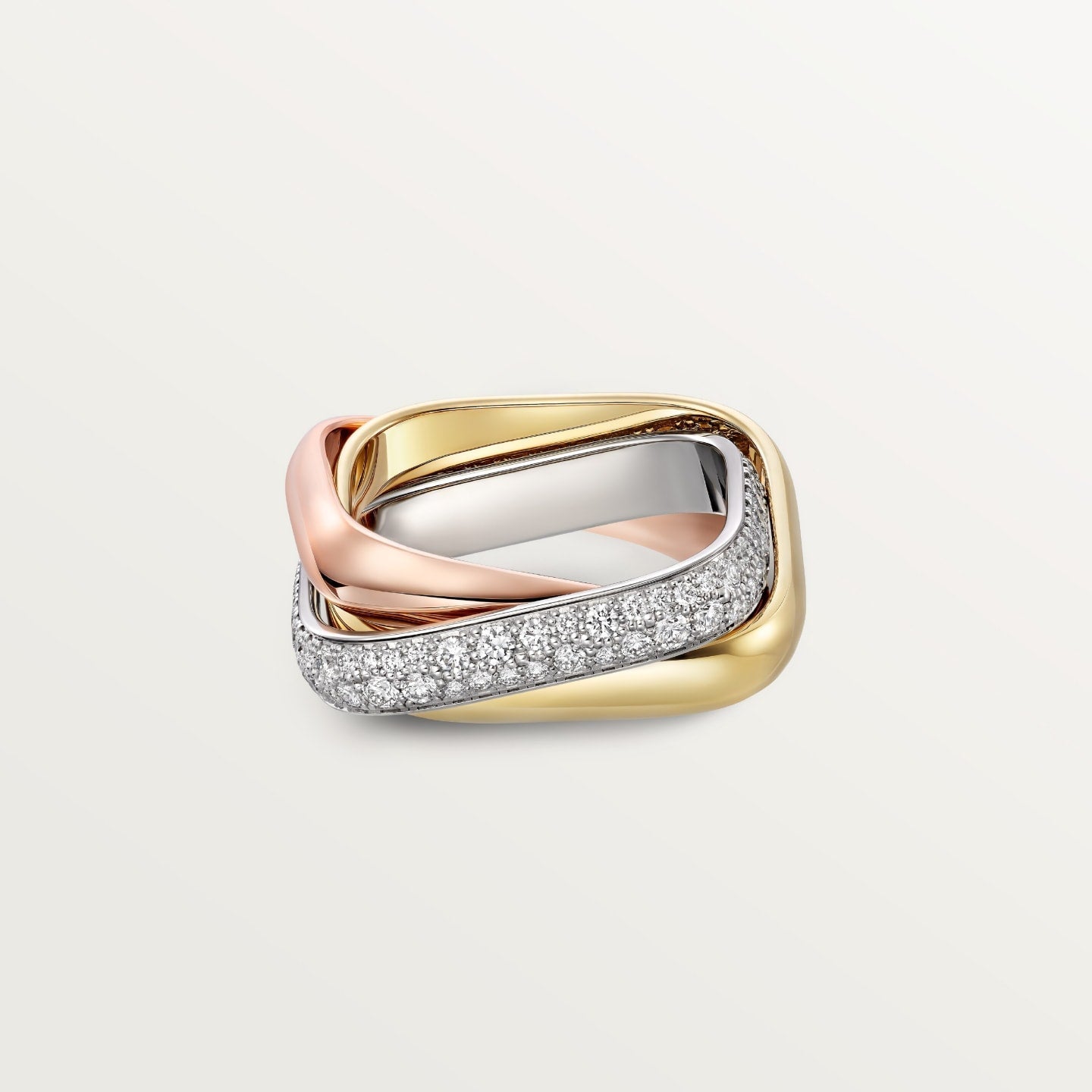 [Noble Aura jewelry]TRINITY 3.5MM CUSHION RING COLLECTION