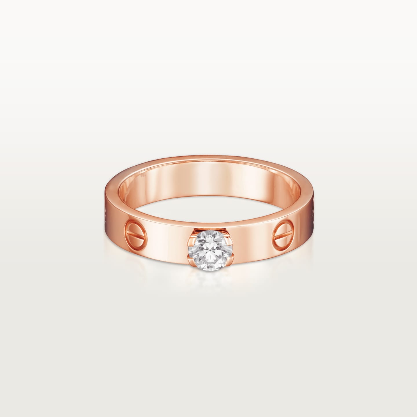 [Noble Aura jewelry]LOVE RING 3.6MM 1 BIG DIAMOND