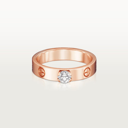 [Noble Aura jewelry]LOVE RING 3.6MM 1 BIG DIAMOND