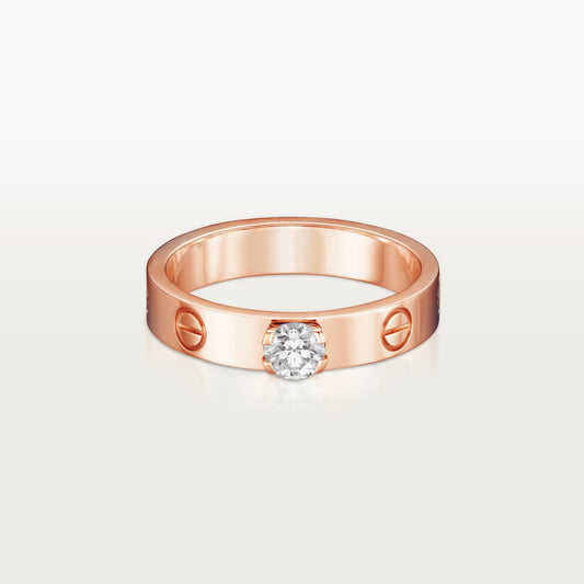 [Noble Aura jewelry]LOVE RING 3.6MM 1 BIG DIAMOND