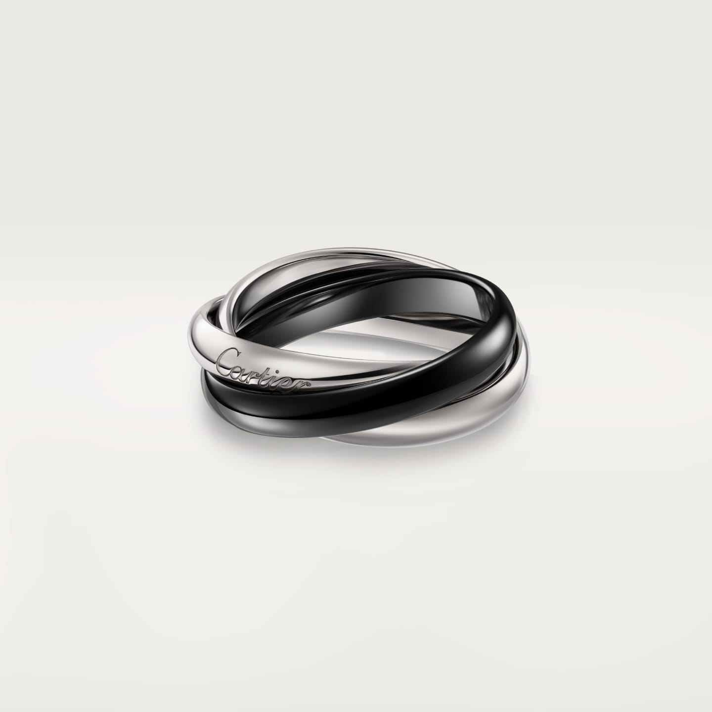 [Noble Aura jewelry]TRINITY 3.2MM RING BLACK CERAMIC
