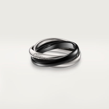 [Noble Aura jewelry]TRINITY 3.2MM RING BLACK CERAMIC