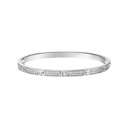[Noble Aura jewelry]LOVE BRACELET 3.65MM DIAMOND-PAVED