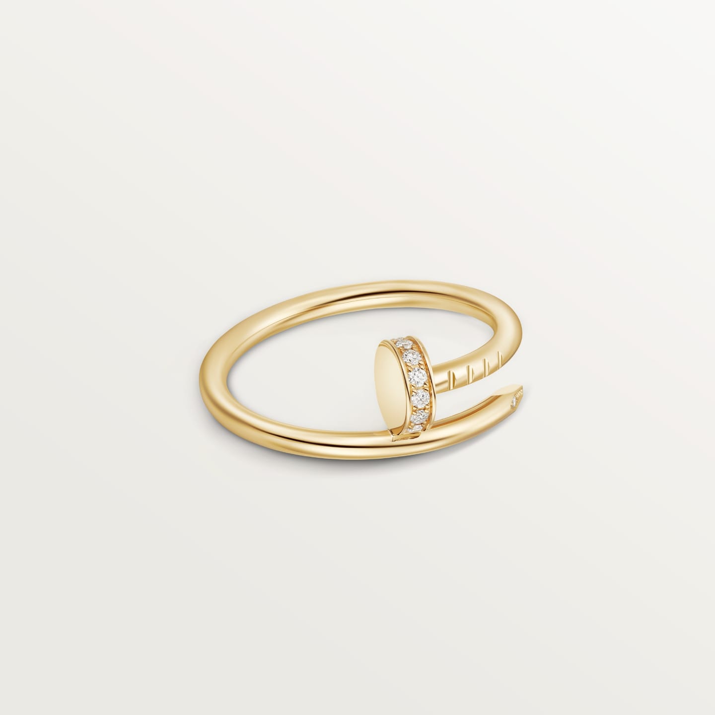 [Noble Aura jewelry]JUSTE 1.8MM HALF DIAMOND RING