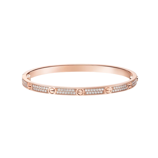 [Noble Aura jewelry]LOVE BRACELET 3.65MM DIAMOND-PAVED