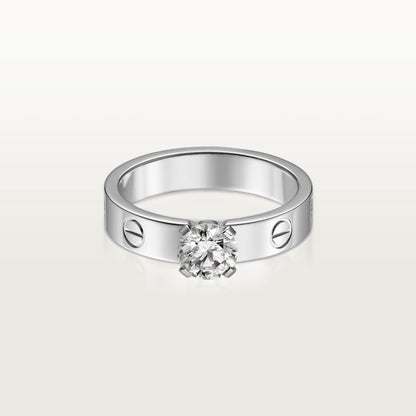 [Noble Aura jewelry]LOVE RING 3.6MM 1 BIG DIAMOND