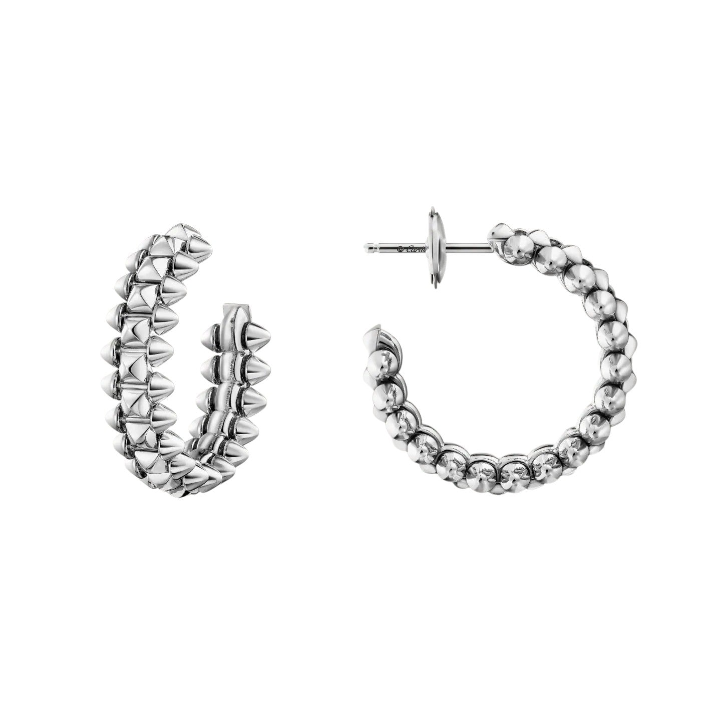 [Noble Aura jewelry]CLASH SMALL HOOP EARRINGS