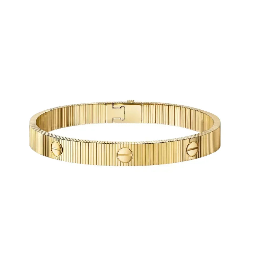 [Noble Aura jewelry]Clover Lucky Spring & Love & Juste Garden 3-Piece  Bracelet Stack Set
