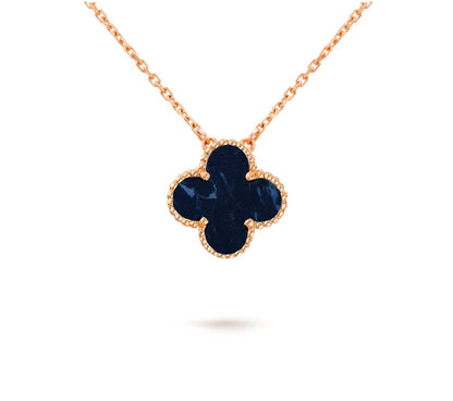 [Noble Aura jewelry]CLOVER 15MM SINGLE FLOWER NECKLACE COLLECTION