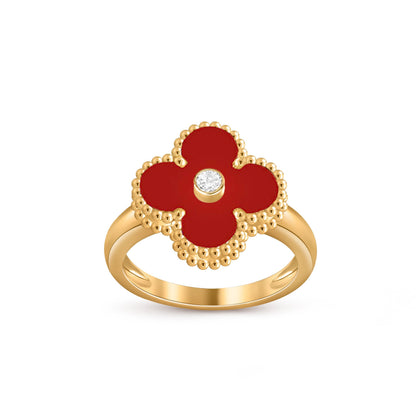 [Noble Aura jewelry]CLOVER DIAMOND RING GOLD COLLECTION