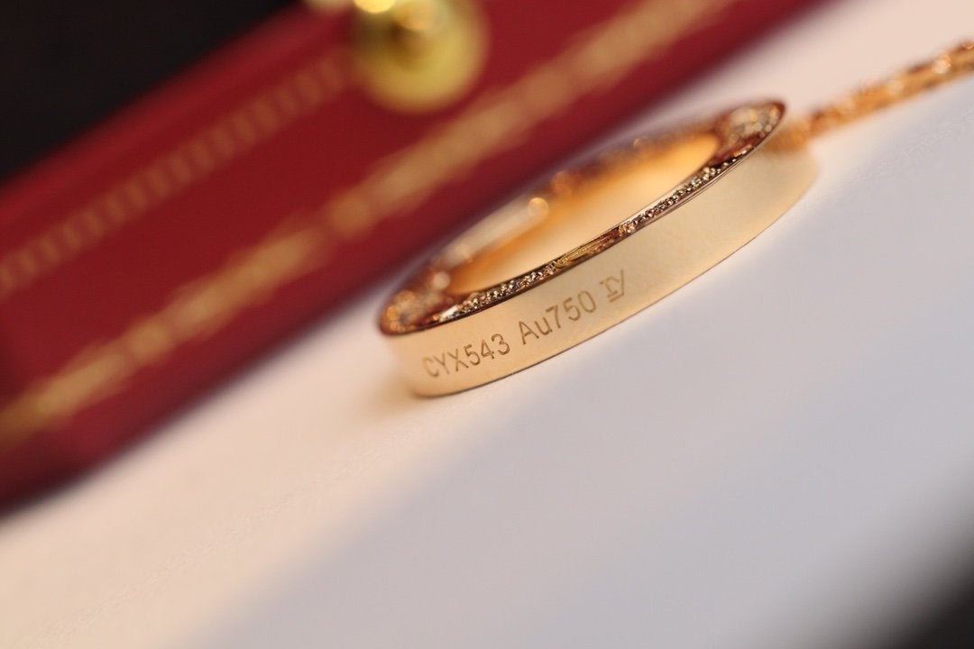 [Noble Aura jewelry]LOVE NECKLACE ADJUSTABLE ROSE GOLD