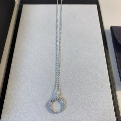 [Noble Aura jewelry]JUSTE NECKLACE SILVER DIAMONDS