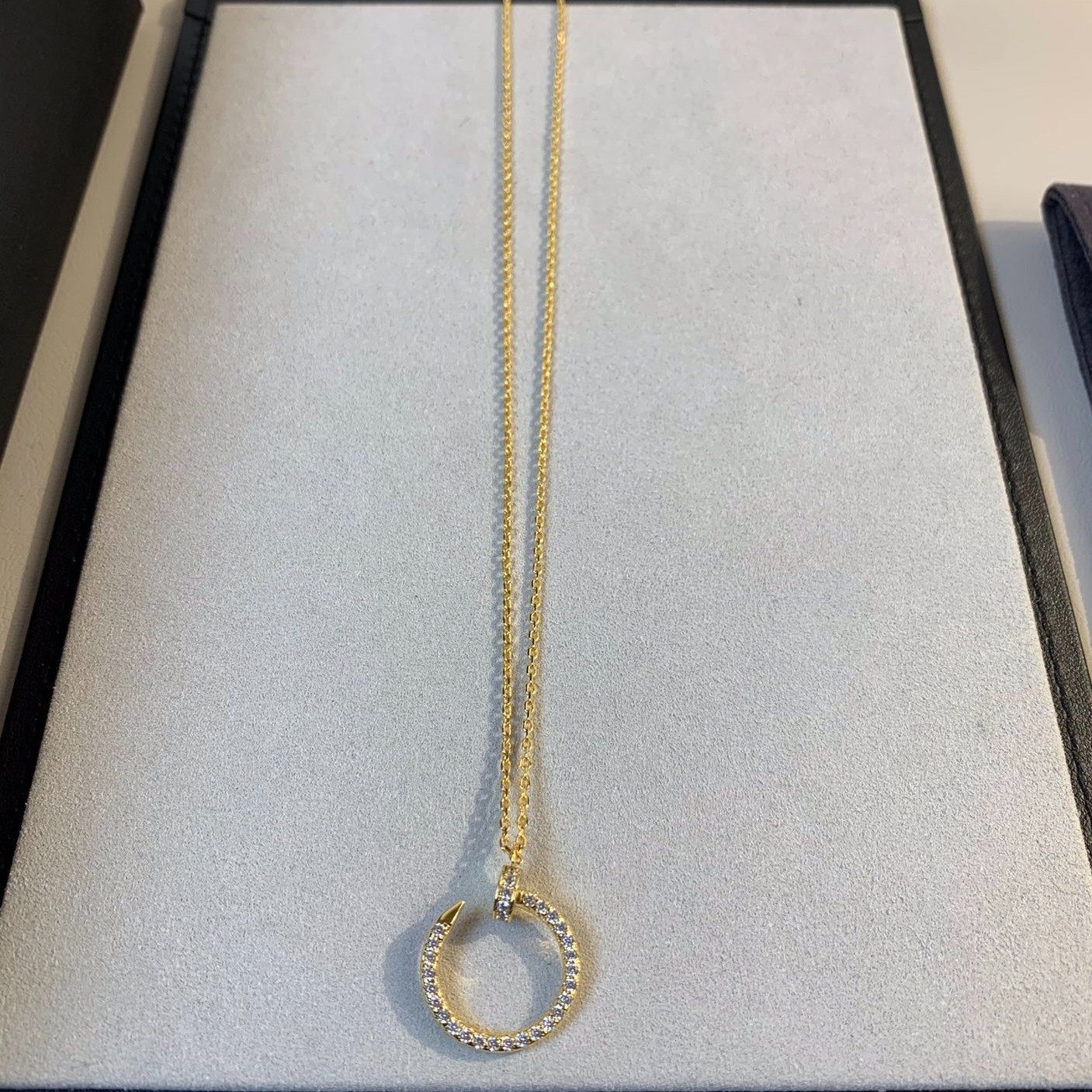 [Noble Aura jewelry]JUSTE NECKLACE GOLD DIAMONDS