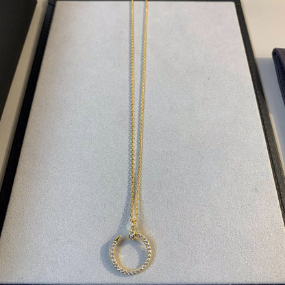 [Noble Aura jewelry]JUSTE NECKLACE GOLD DIAMONDS