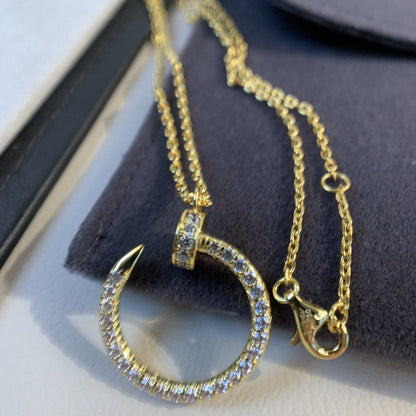 [Noble Aura jewelry]JUSTE NECKLACE GOLD DIAMONDS