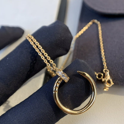 [Noble Aura jewelry]JUSTE NECKLACE PINK GOLD DIAMONDS