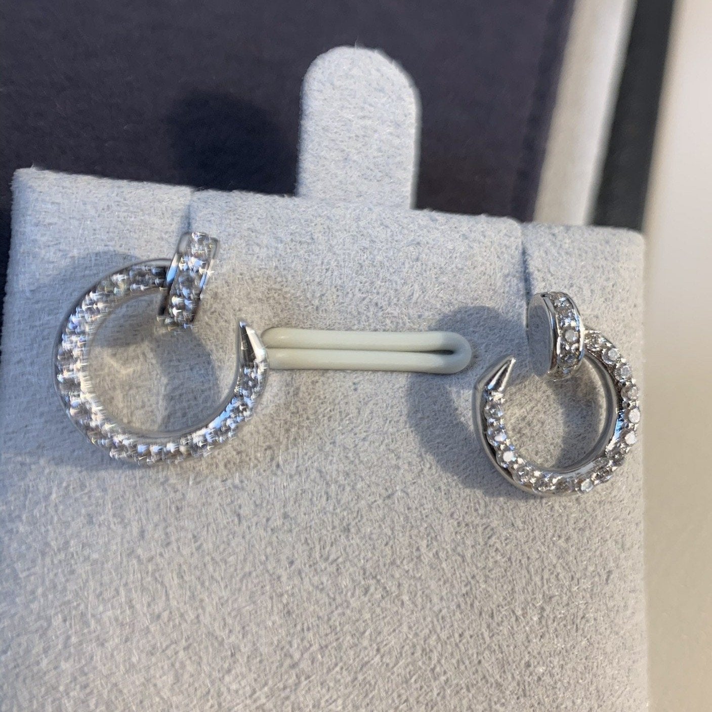 [Noble Aura jewelry]JUSTE EARRINGS SILVER DIAMONDS
