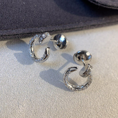 [Noble Aura jewelry]JUSTE EARRINGS SILVER DIAMONDS