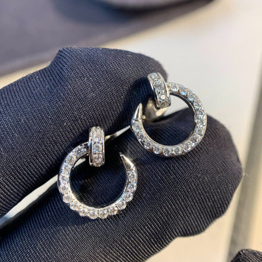 [Noble Aura jewelry]JUSTE EARRINGS SILVER DIAMONDS
