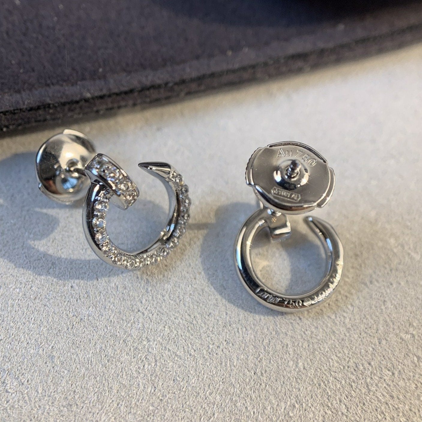 [Noble Aura jewelry]JUSTE EARRINGS SILVER DIAMONDS