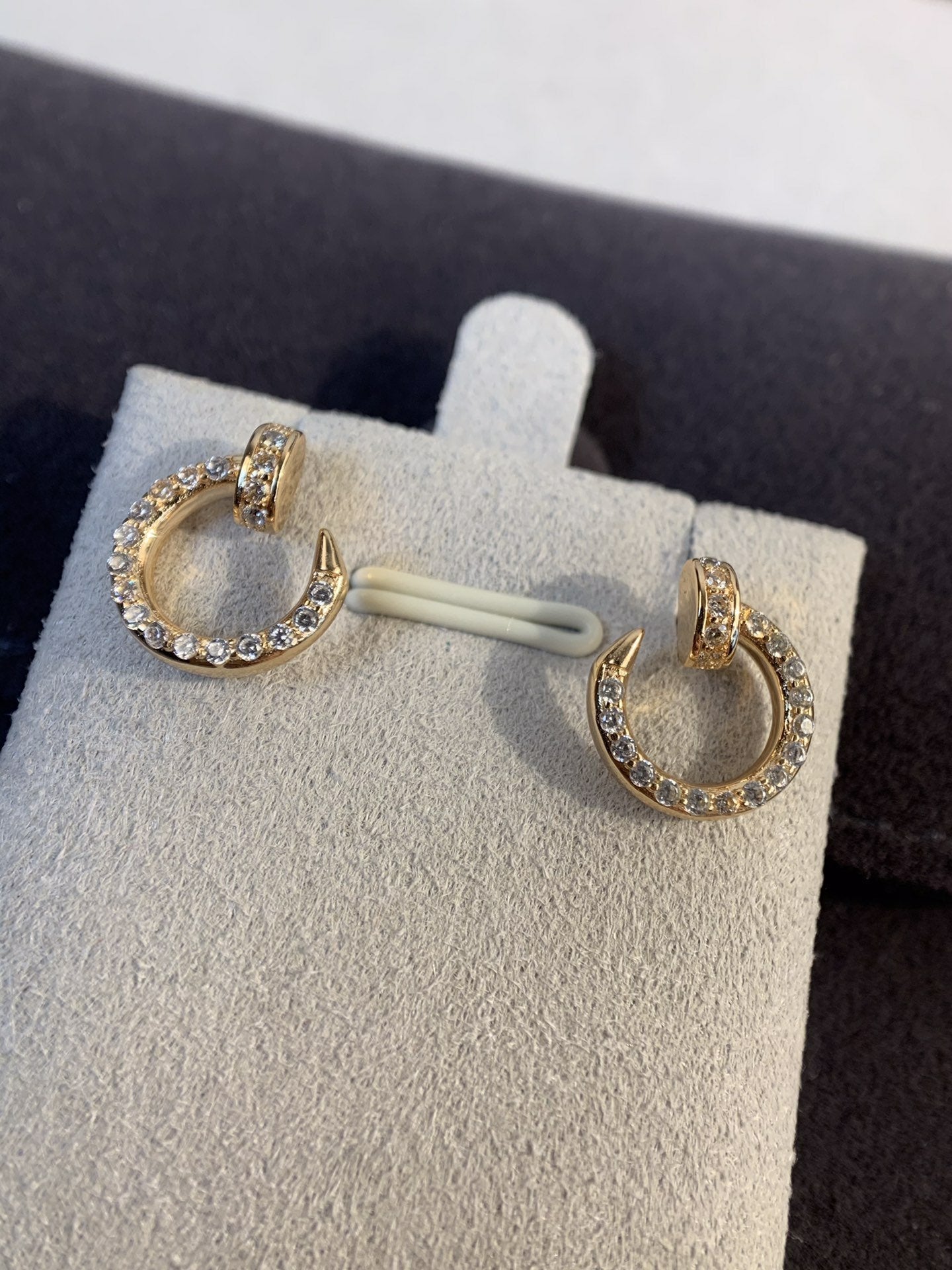 [Noble Aura jewelry]JUSTE EARRINGS GOLD DIAMONDS