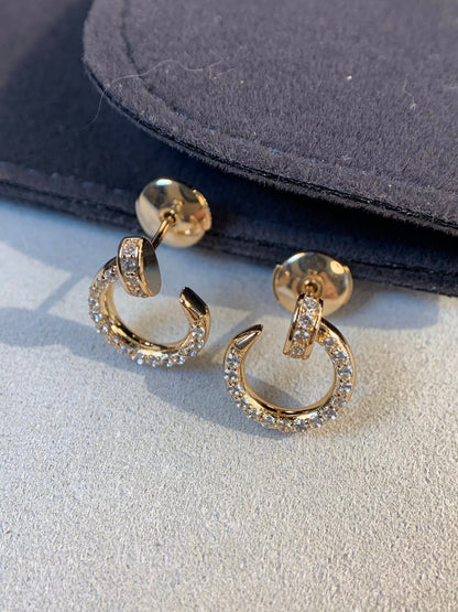 [Noble Aura jewelry]JUSTE EARRINGS GOLD DIAMONDS