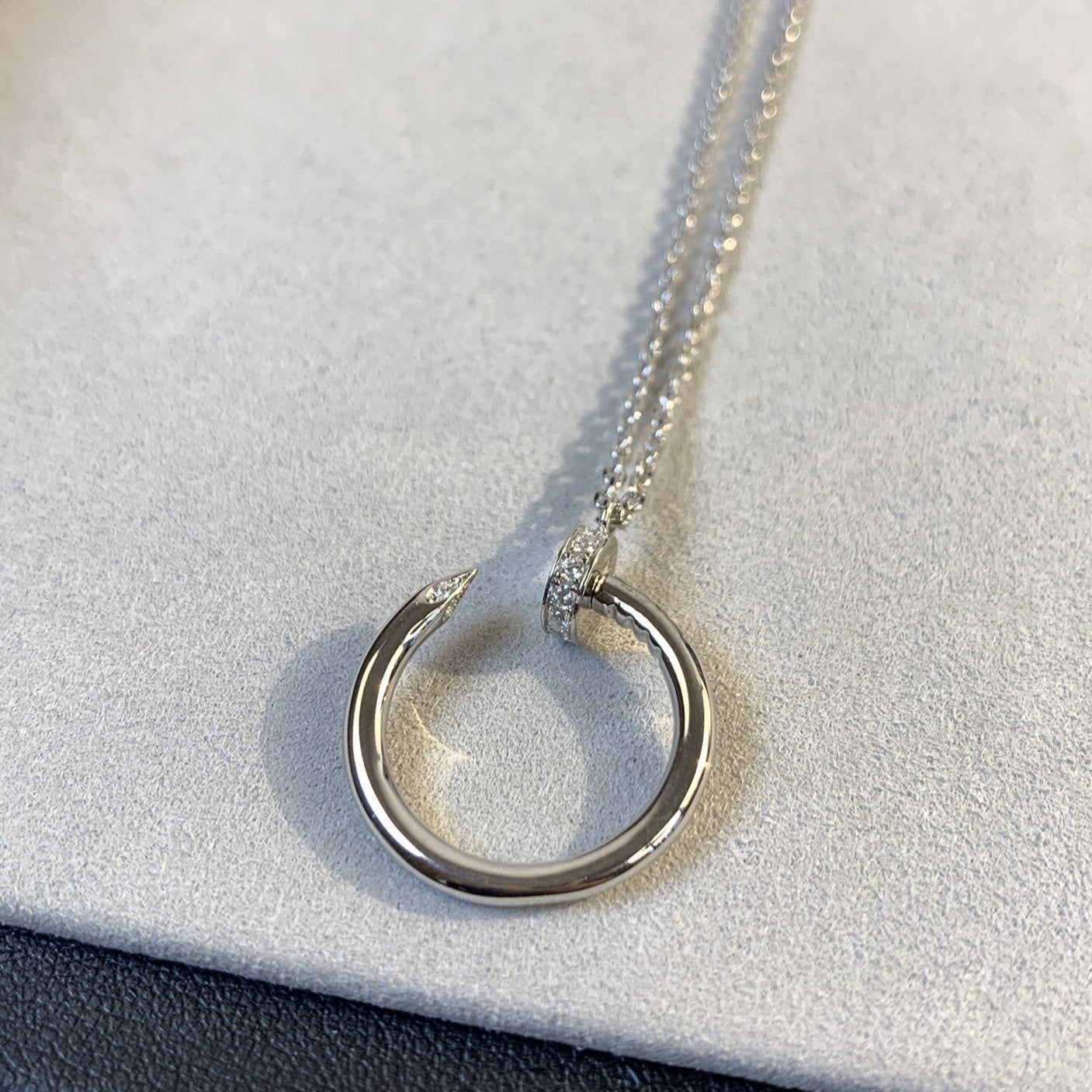 [Noble Aura jewelry]JUSTE NECKLACE SILVER