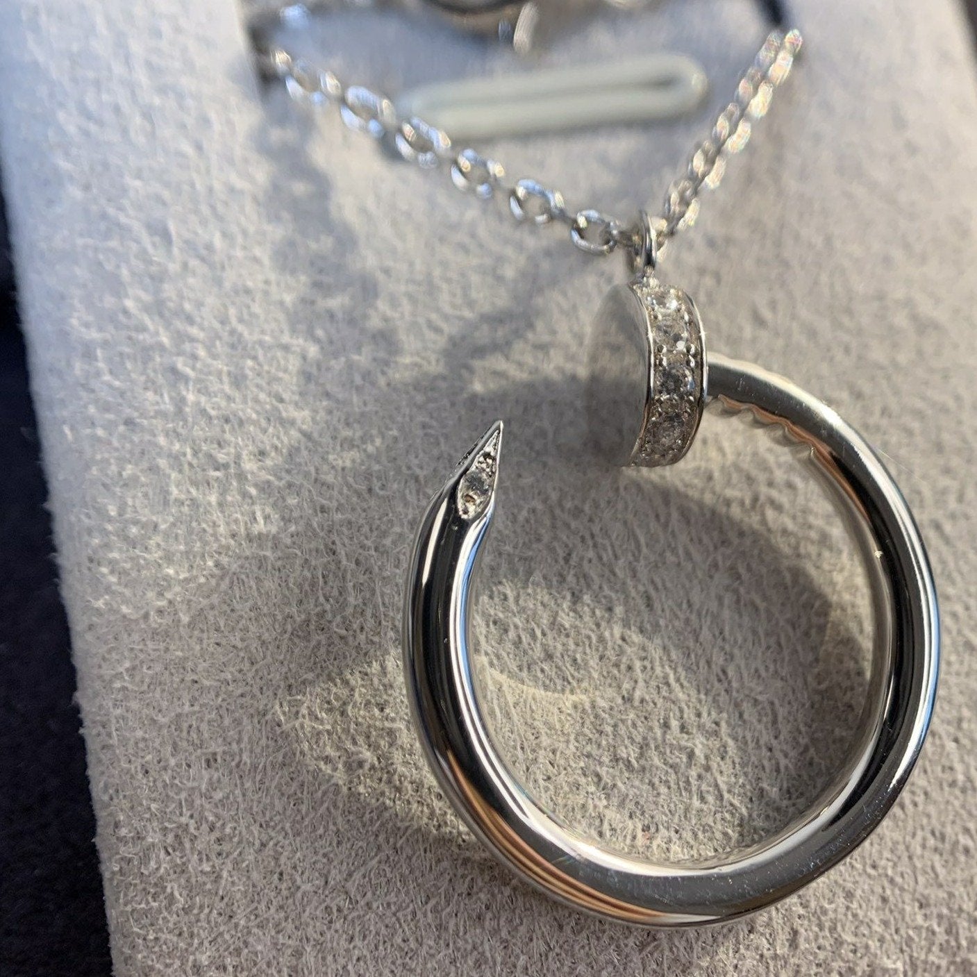 [Noble Aura jewelry]JUSTE NECKLACE SILVER