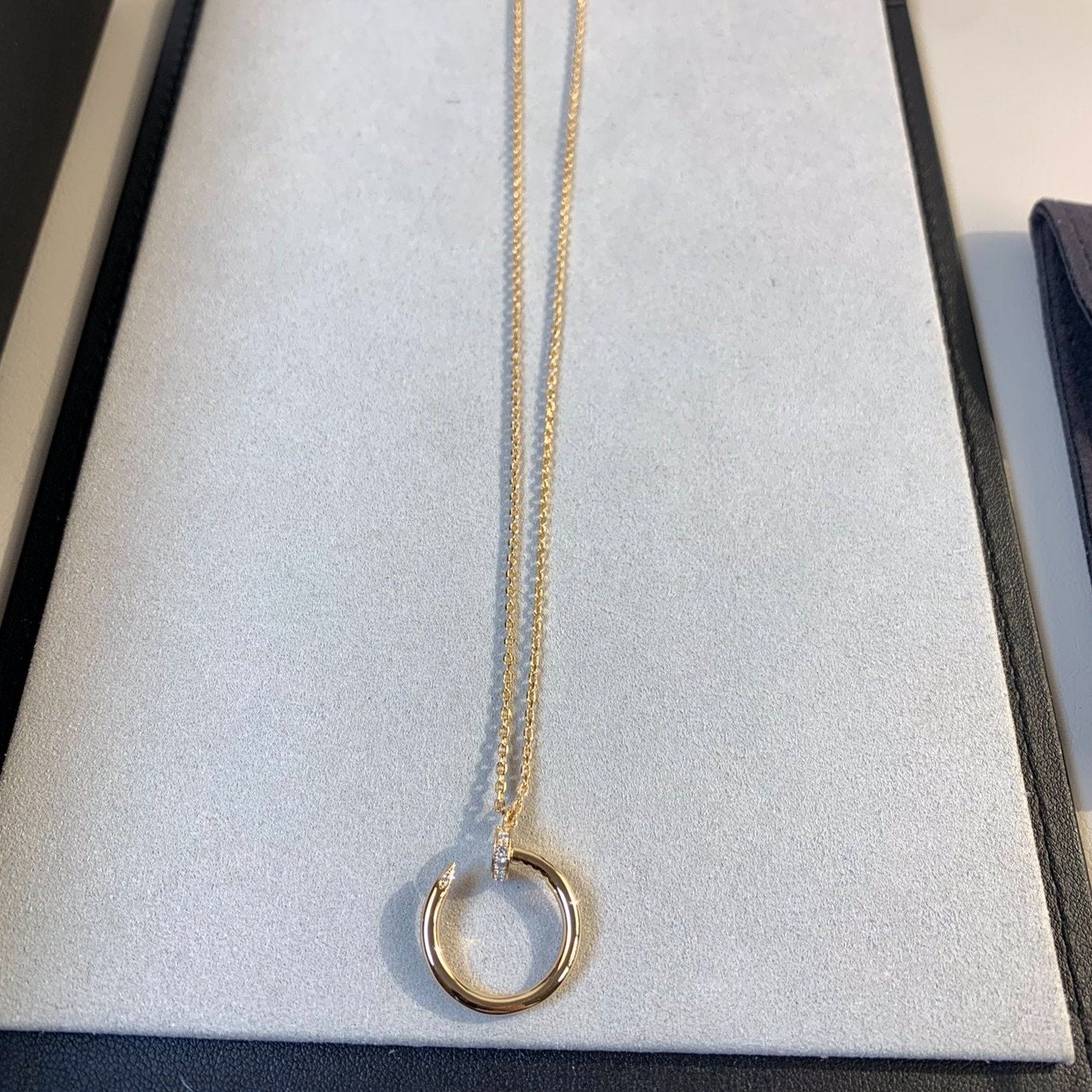 [Noble Aura jewelry]JUSTE NECKLACE PINK GOLD