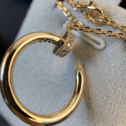 [Noble Aura jewelry]JUSTE NECKLACE PINK GOLD